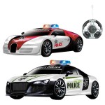 Радиоуправляемая машинка MYX Bugatti Veyron и Audi R8 Полиция 2028-2J02B