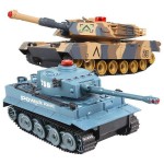 Радиоуправляемый танковый бой Huan Qi Tiger vs Leopard