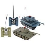 Танковый бой Abtoys в наборе: 2 танка Т-34 и "Тигр"