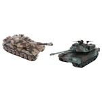Радиоуправляемый танковый бой Zegan советский T90 + Abrams США 2.4GHz