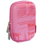 Купить Сумка для компактных фотокамер RIVACASE 7103 (PU) Pink (Newspaper) в МВИДЕО