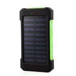 Внешний аккумулятор Box69 с солнечной батарей 10000 мАч зеленый/2076