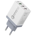 Сетевое зарядное устройство Qumo Quick Charge