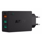 Сетевое зарядное устройство Aukey 3 USB Quick Charge 3.0